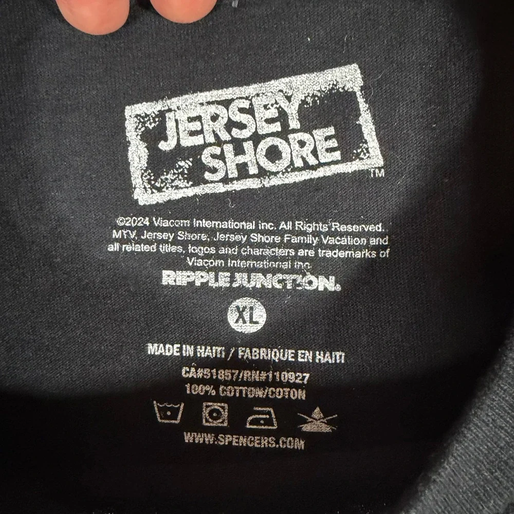 Jersey Shore Snooki Graphic T-Shirt Black XL Ripple Junction Partys Here New‎